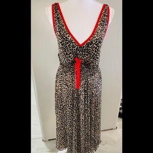 Cacique sexy leopard 3/4 length chemise 14/16
